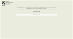 Desktop Screenshot of oregonhuntingmap.com